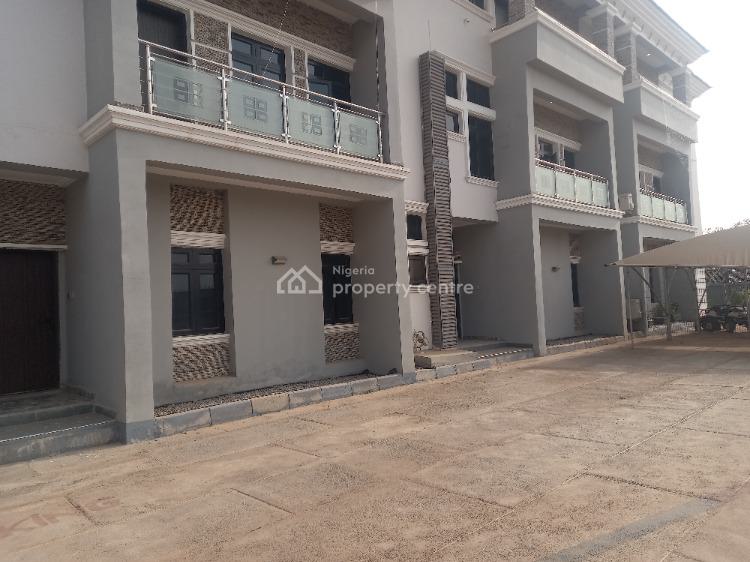 Newly Built and Well Located Luxury 4 Bedroom Terrace House with Bq, Off Olusegun Obasanjo Way, Wuye, Abuja, Terraced Duplex for Rent