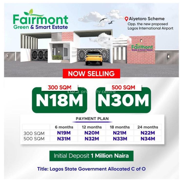 C of O Land, Fairmont Green and Smart Estate, Ayetoro Scheme, Close to The New Lekki International Airport, Ibeju Lekki, Lagos, Residential Land for Sale