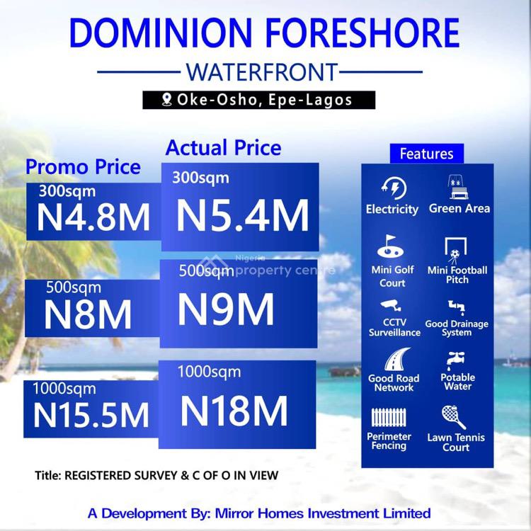 Land, Alapere Estate Dominion Foreshore Estate, Alapere, Ketu, Lagos, Mixed-use Land for Sale