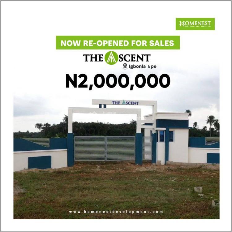 For Sale Dry Land, The Ascent Estate, Igbonla, Epe, Lagos Nigeria