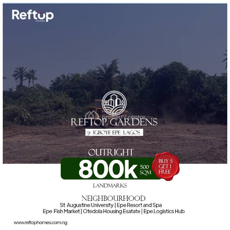 For Sale Land With Registered Survey At Reftop, Lekki Epe Express, Epe