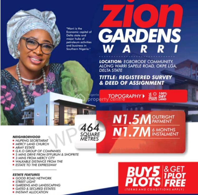 For Sale Affordable And Verified Dry Land, Zion Garden Located