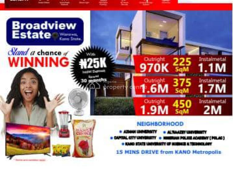 For Sale Land, Broadview Estate, Warawa, Kano Nigeria Property