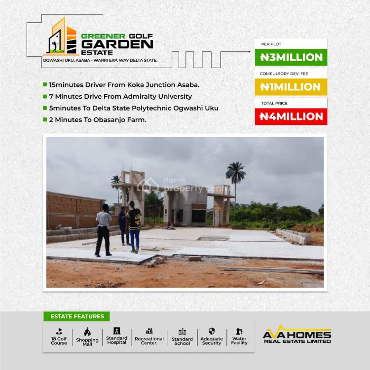 For Sale Land, Greener Golf Garden Estate, Ugwashi Uku, Aniocha South