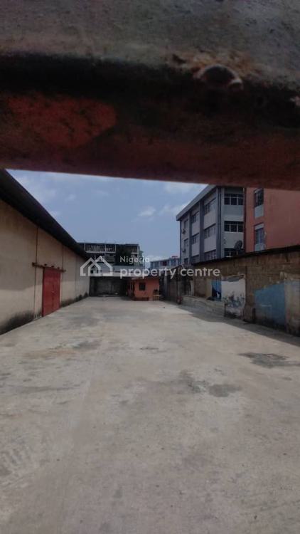 1339.468sqm Land with a Big Warehouse in a Wonderful Location, Ilupeju, Lagos, Warehouse for Sale