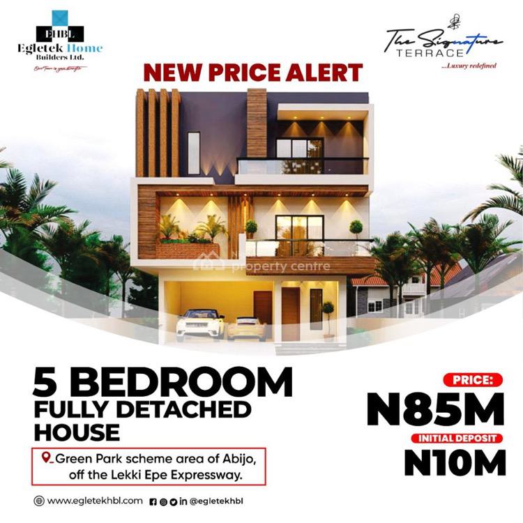 For Sale Luxury 5 Bedroom Fully Detached And Furnished House, Green Park Scheme Estate Of Abijo