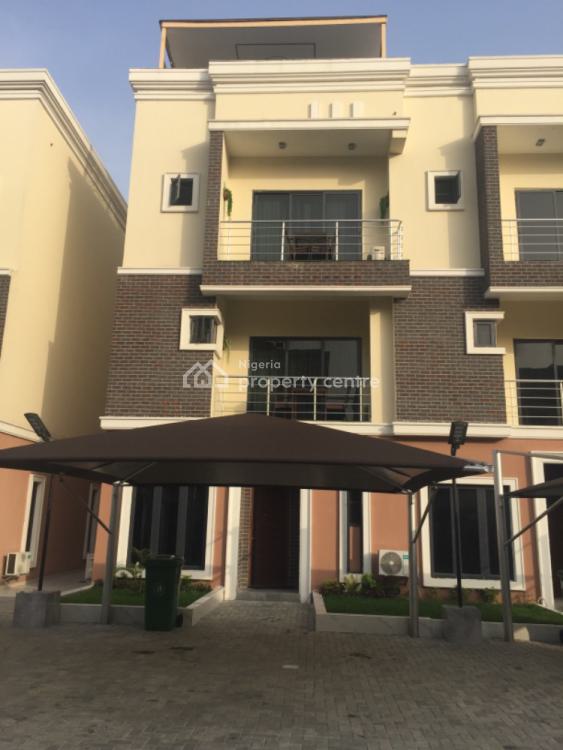 Luxury 4 Bedroom Terrace House with Roof Top and Excellent Facilities, Macdonald Road, Southbrook Estate, Ikoyi, Lagos, Terraced Duplex for Rent