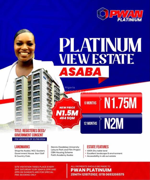 For Sale 100 Dry Table Land, Platinum View Estate, Asaba, Delta