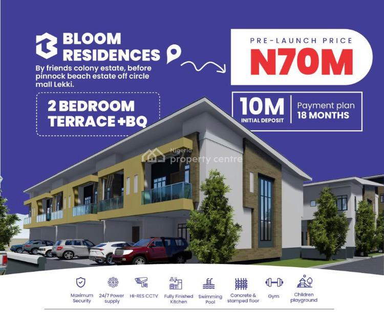 For Sale Astonishing Luxury 2 Bedrooms Terrace + Bq For Grabs., Dare Olude Street, Lekki