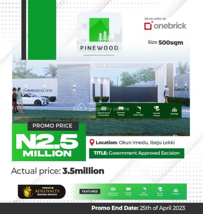 For Sale Land, Pinewood Estate, Okun Imedu, Ibeju Lekki, Lagos
