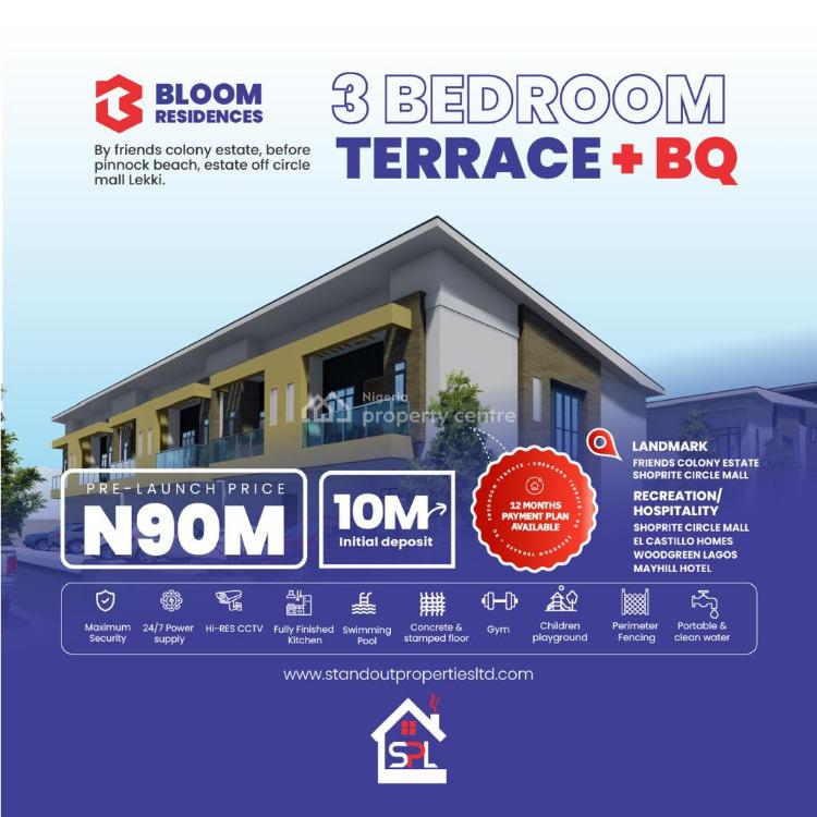For Sale Bloom Residences (offplan), Osapa, Lekki, Lagos 3 Beds