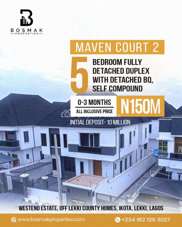For Sale Stunning 5 Bedroom Detached Duplex With A Bq, Westend Estate