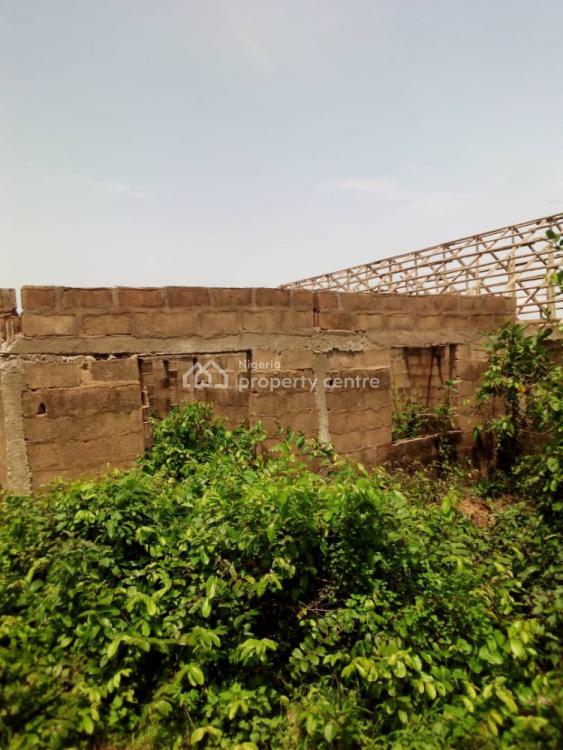 For Sale: Half Plot Of Land With Incomplete 3 Bedroom Flat Lding At ...