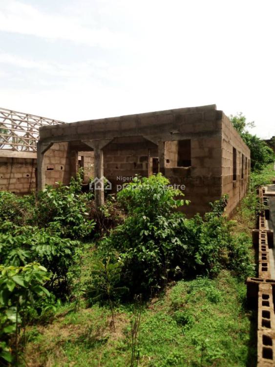 For Sale: Half Plot Of Land With Incomplete 3 Bedroom Flat Lding At ...