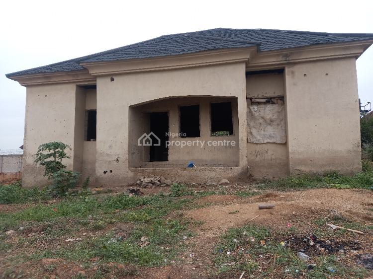 Well Located 3 Bedroom Bungalow with Space for Bq (carcass), Efab Queen Estate, Karsana, Abuja, Detached Bungalow for Sale