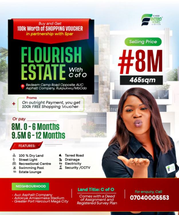 Buy and Build with Certificate of Occupancy, Flourish Estate, Rukpokwu, Port Harcourt, Rivers, Residential Land for Sale