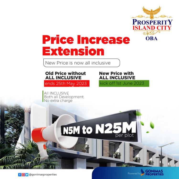 For Sale Mixeduse Land, Prosperity Island, Idemili, Anambra Nigeria