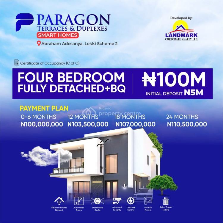 Paragon Estate, Inside Meridian Boulevard Estate, Okun-ajah, Ajah, Lagos, Terraced Duplex for Sale