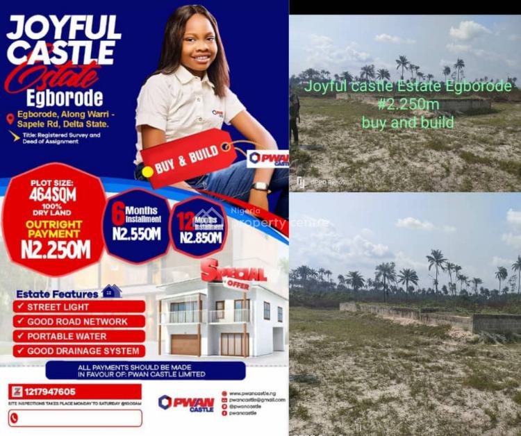 For Sale Mixeduse Land, *joyful Castle Estate* Located At Egborode