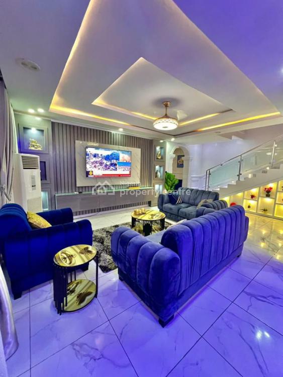 Luxurious 5 Bedrooms with Pool and Snooker, New Horizon 2 Estate, Ikate, Lekki, Lagos, Semi-detached Duplex Short Let