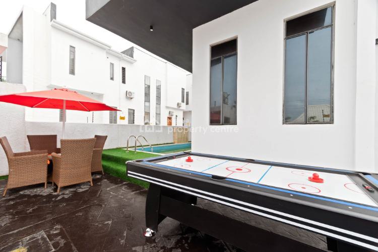 4 Bedrooms Smart Home with Swimming Pool and Ps5, White Sand Beach Estate, Ologolo, Lekki, Lagos, Semi-detached Duplex Short Let