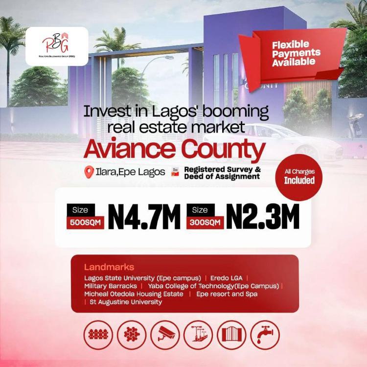 Aviance County Epe, Ilara, Epe., Epe, Lagos, Mixed-use Land for Sale