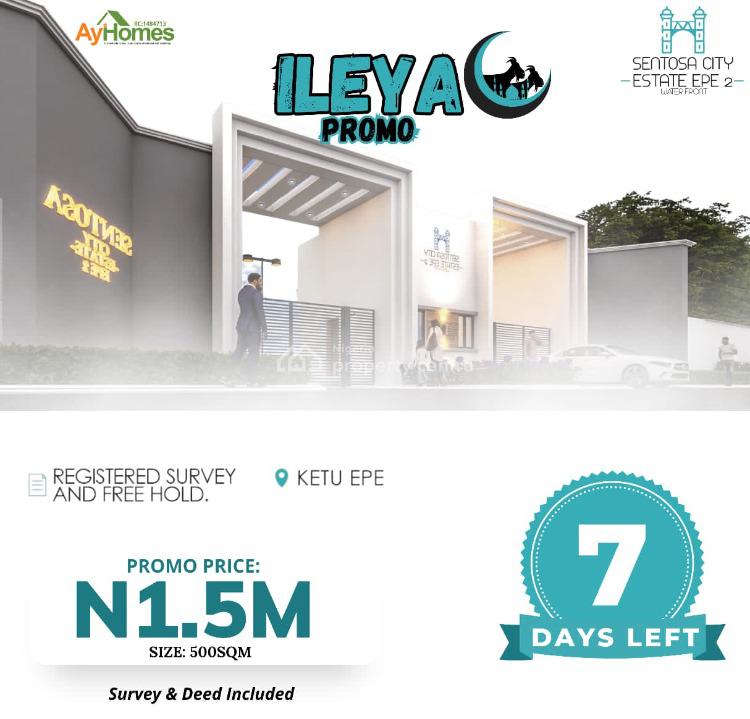 Ileya Promo, Sentosa City Estate 2, Ketu, Epe, Lagos, Residential Land for Sale
