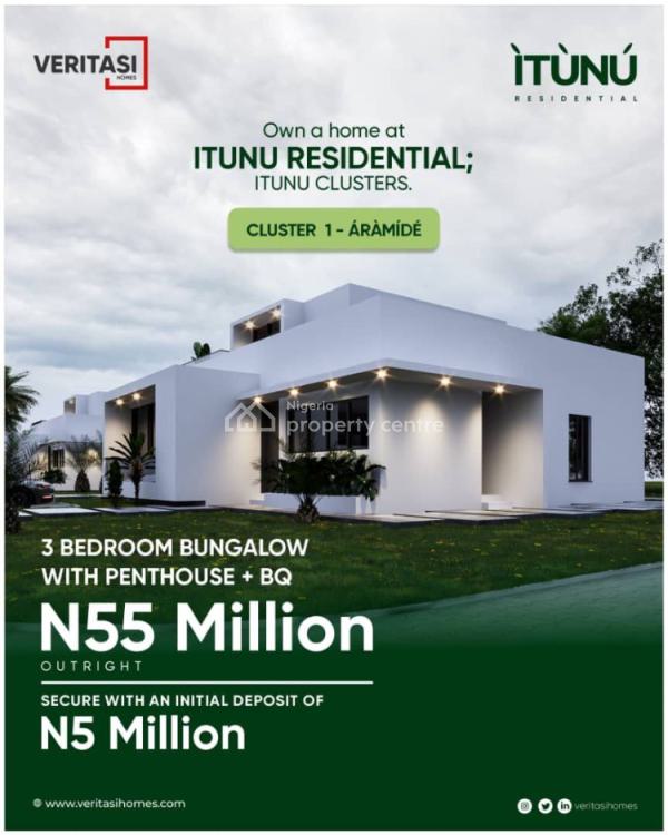 Luxury 3 Bedroom Bunaglow with Bq, Aiyetoro Scheme, Ibeju Lekki, Lagos, Terraced Bungalow for Sale