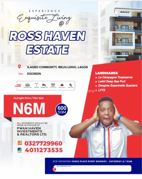 For Sale Land, Ross Haven Estate, Ilagbo Community, Ibeju Lekki, Lagos