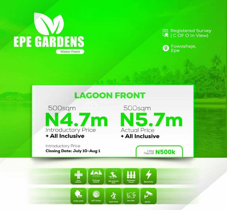 Lagoon View Plots of Land, Fowosheje, Epe, Lagos, Mixed-use Land for Sale