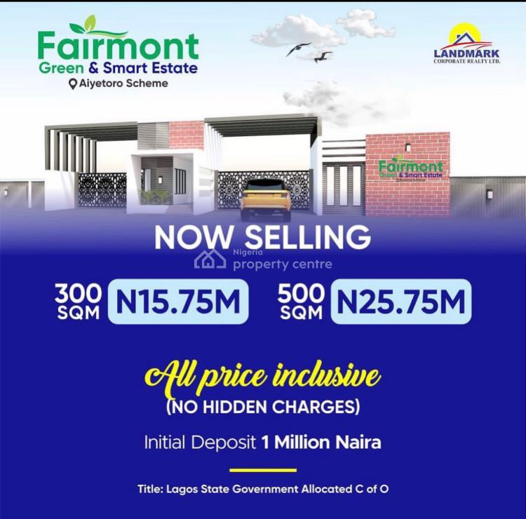 For Sale C Of O Plot Of Land, Fairmont Green & Smart Estate, Lekki Expressway, Lekki, Lagos