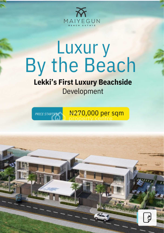 For Sale Luxury Waterfront Land, Maiyegun Beach Estate, Jakande, Lekki, Lagos (Ref 1822679)