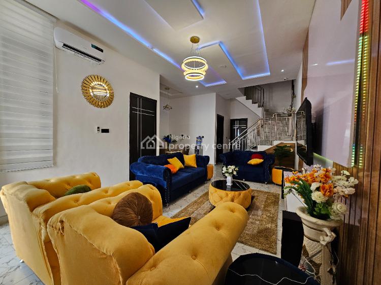 Tastefully Furnished 4 Bedroom Semi-detached Duplex, Chevron Alternative Route, Lekki, Lagos, Semi-detached Duplex Short Let