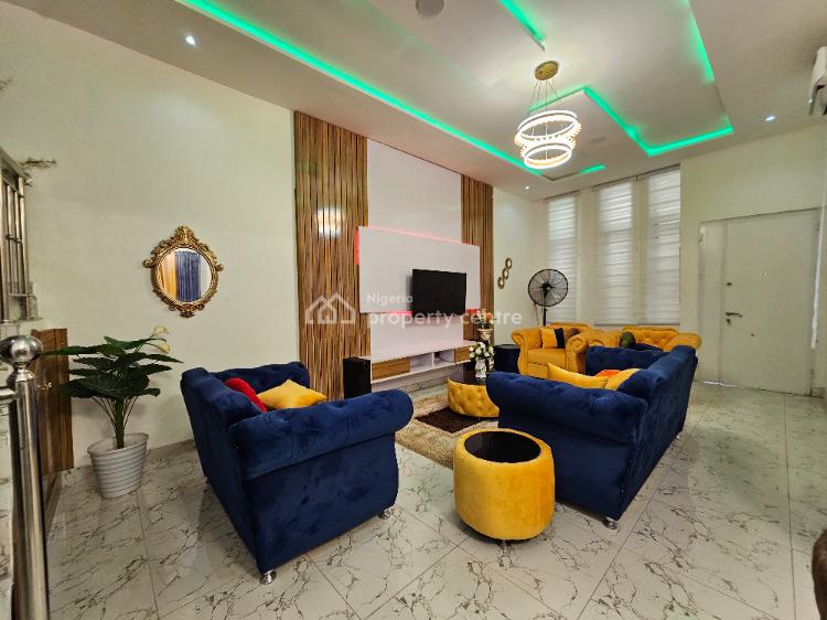 Tastefully Furnished 4 Bedroom Semi-detached Duplex, Chevron Alternative Route, Lekki, Lagos, Semi-detached Duplex Short Let