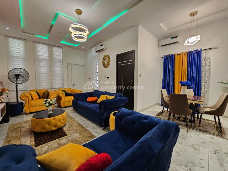 Tastefully Furnished 4 Bedroom Semi-detached Duplex, Chevron Alternative Route, Lekki, Lagos, Semi-detached Duplex Short Let