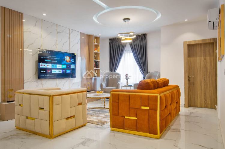 Premium & Newly Furnished 2-bedroom Apartment with a Rooftop Pool, Osapa, Lekki, Lagos, Flat / Apartment Short Let