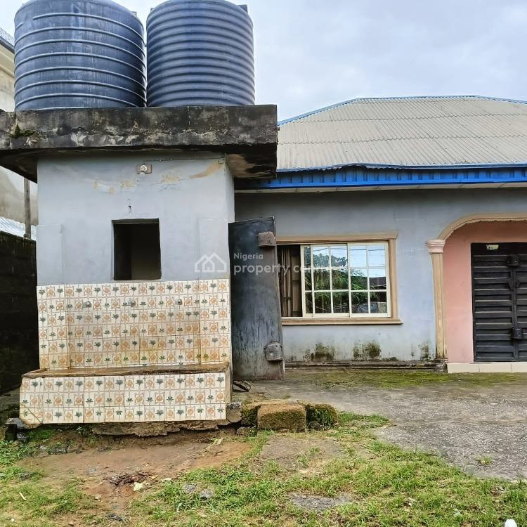 a Distress Fantastic and Strategically Located Four (4) Bedroom, Nwaniba Road By Use Off Ot Primary School, Uyo, Akwa Ibom, Detached Bungalow for Sale