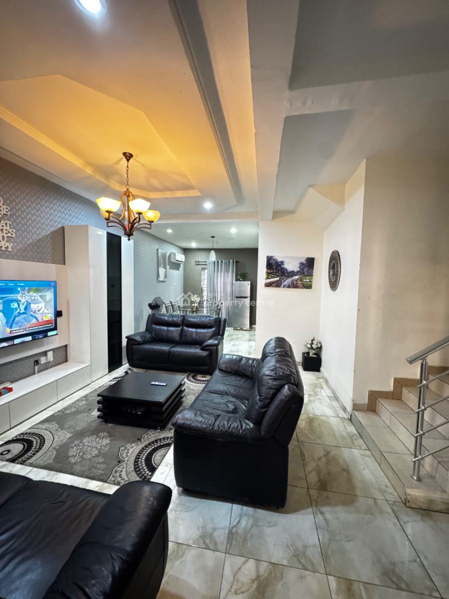 Comfortable and Affordable 2 Bedroom Duplex with 24 Hours Light, Orchid Road, Lekki, Lagos, Terraced Duplex Short Let