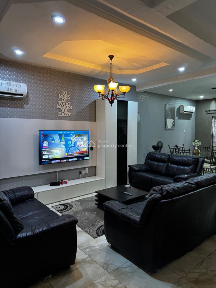 Comfortable and Affordable 2 Bedroom Duplex with 24 Hours Light, Orchid Road, Lekki, Lagos, Terraced Duplex Short Let