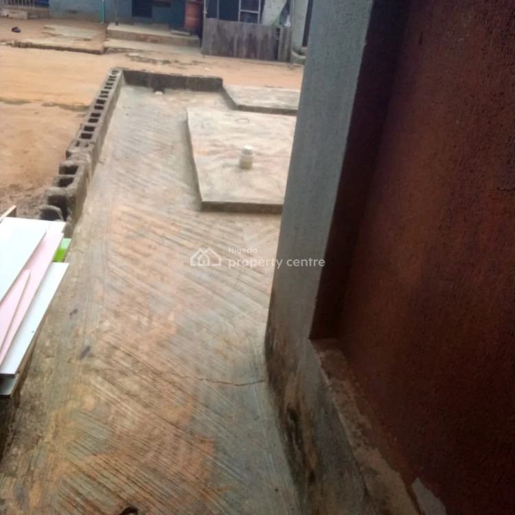 Block of Flats on a Half Plot Plus 2 Mini Flat Uncompleted, 12, Edun Street, Aboru, Iyana Ipaja, Ipaja, Lagos, Block of Flats for Sale