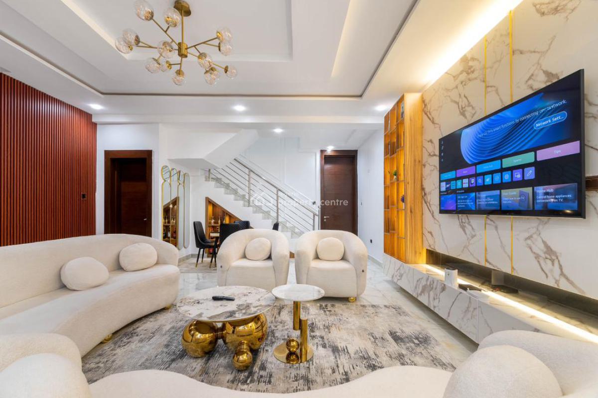 Luxury 4 Bedroom Duplex with Pool, Cinema and Gym Available, Off Gtbank Road, Adeniyi Jones, Ikeja, Lagos, Flat / Apartment Short Let