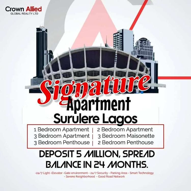 Crown Signature Apartments, Surulere, Lagos, Flat / Apartment for Sale