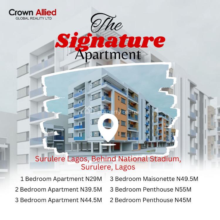 Crown Signature Apartments, Surulere, Lagos, Flat / Apartment for Sale