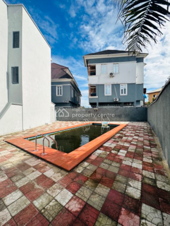 New 4 Bedroom Terrace with Bq on 2 Floors with Pool & Private Access, Spg Road, Igbo Efon, Beside Dominos Pizza, Ologolo, Lekki, Lagos, Terraced Duplex for Sale