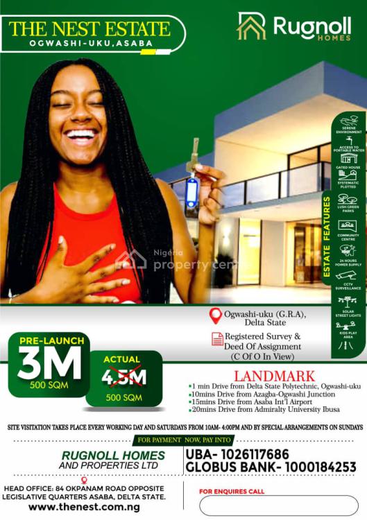 Deed of Assignment and Registered Survey, Ogwashiuku Gra, Oshimili South, Delta, Land for Sale