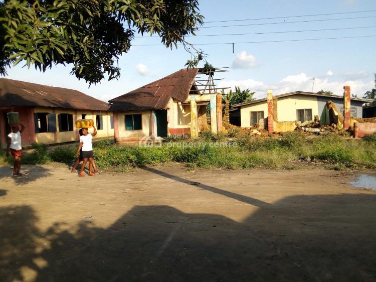 3 Plot of Land with a Bungalow, Udoidem Street, Off Market Road, Ikot Ekpene, Akwa Ibom, Mixed-use Land for Sale