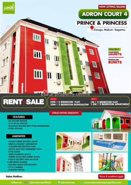 2 Bedroom Flat, Prince & Princess, Ode Lemo, Sagamu, Ogun, Block of Flats for Sale