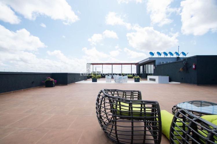 Two Bedroom with Beautiful Roof Top Lounge with Both City and Seaview, Lekki Phase 1, Lekki, Lagos, Flat / Apartment Short Let