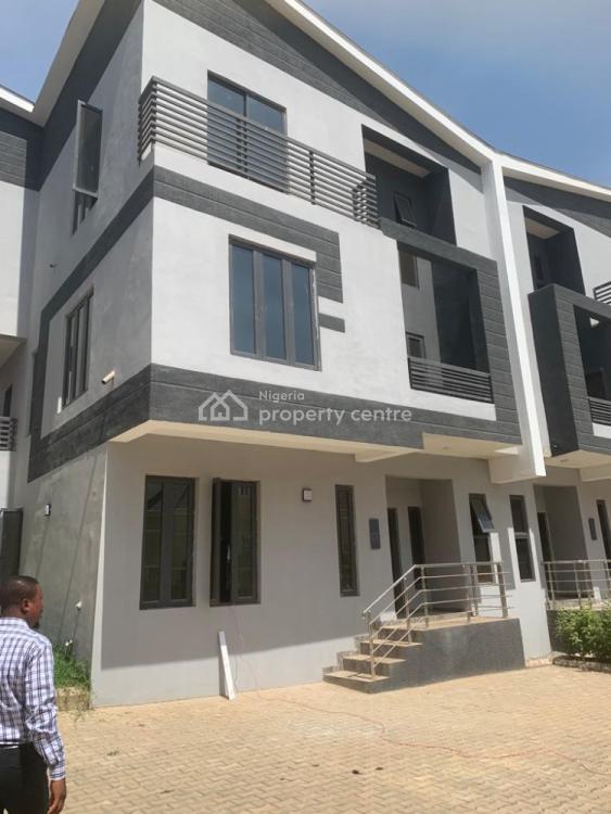 a Brand New Serviced 4 Bedroom Terrace Duplex with 1 Room Bq, Kado, Abuja, Terraced Duplex for Rent