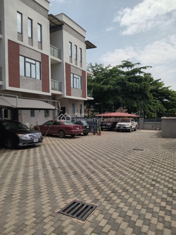 a Well Finished Serviced New 4 Bedroom Terrace Duplex with 1room Bq, Jabi, Abuja, Terraced Duplex for Rent